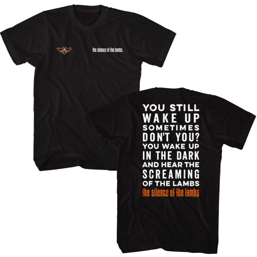 The Silence of The Lambs Screaming Lambs T-Shirt - Black