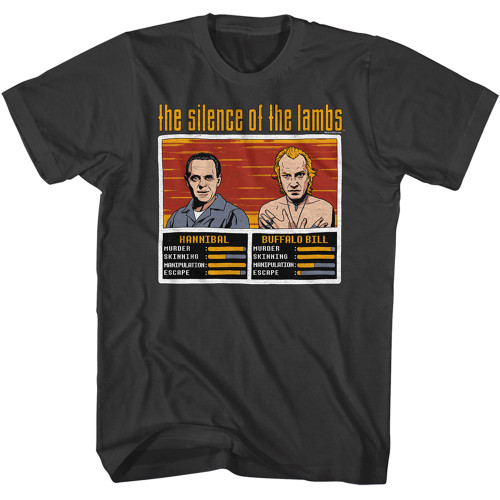 The Silence of The Lambs Hannibal VS Bill T-Shirt - Smoke