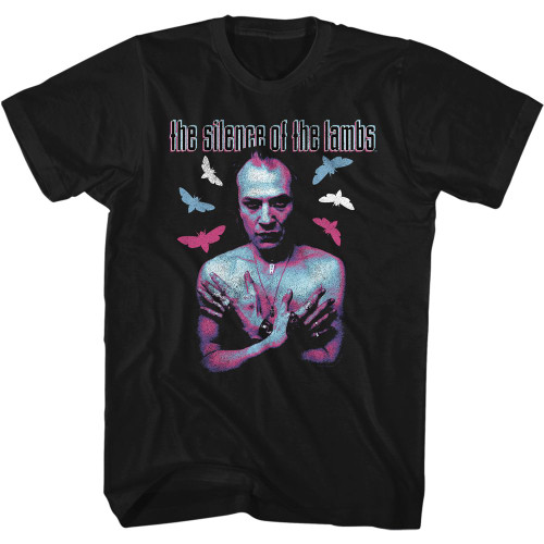 The Silence of The Lambs Bill Neon Color T-Shirt - Black