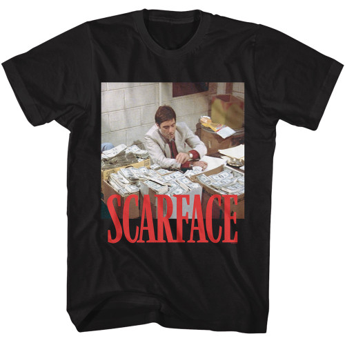 Scarface Money Stacks 2 T-Shirt - Black