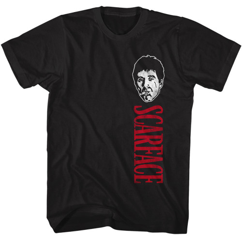 Scarface Tall Left T-Shirt - Black