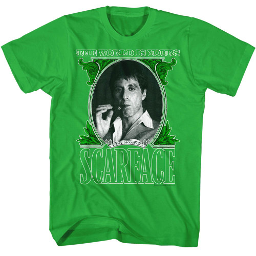 Scarface World is Yours T-Shirt - Kelly