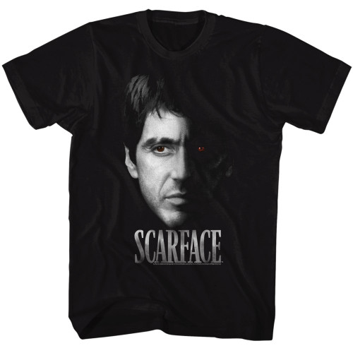 Scarface Red Eye T-Shirt - Black