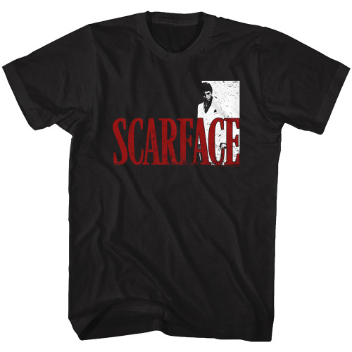 Scarface Sfred White T-Shirt - Black