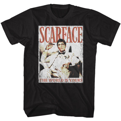 Scarface More Da World T-Shirt - Black