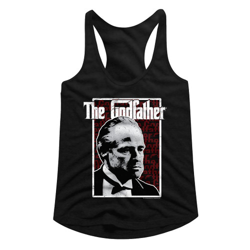 The Godfather Seeing Red Ladies Racerback - Black