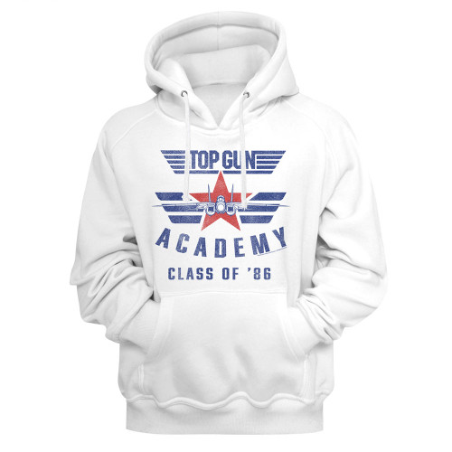 Top Gun Academy 86 Hoodie - White