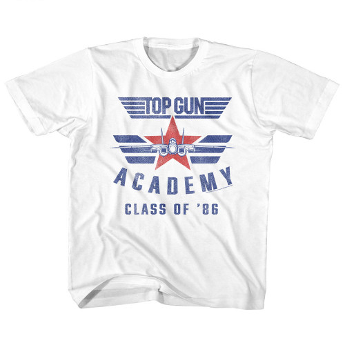 Top Gun Academy 86 Youth T-Shirt  - White