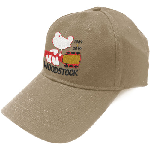 Woodstock Logo Baseball Hat - Sand