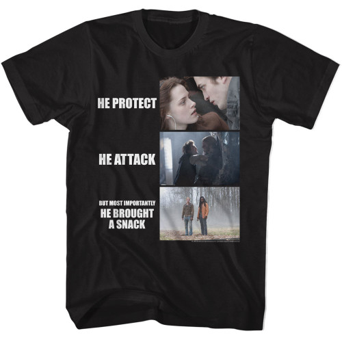 Twilight He Protect & Attack T-Shirt - Black