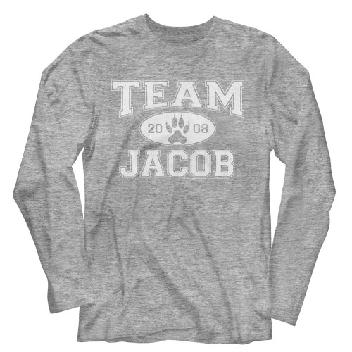 Twilight Team Jacob Long Sleeve - Gray