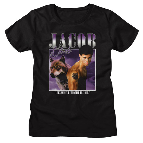 Twilight Two Jacobs Ladies T-Shirt - Black