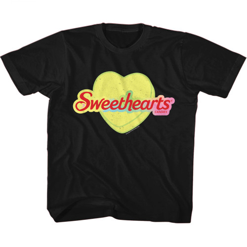 SweetHearts Logo & Heart Youth T-Shirt - Black