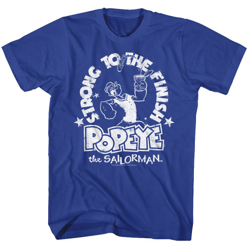 Popeye Whiteness T-Shirt - Royal