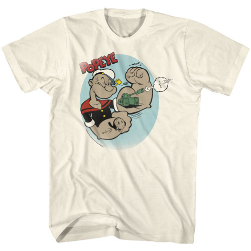 Popeye Tattoos T-Shirt - Natural