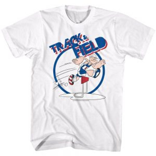Popeye Track & Field T-Shirt - White