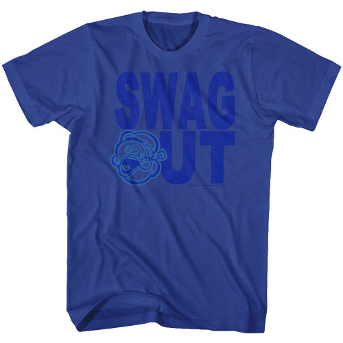 Popeye Swag Out Pop T-Shirt - Royal Blue