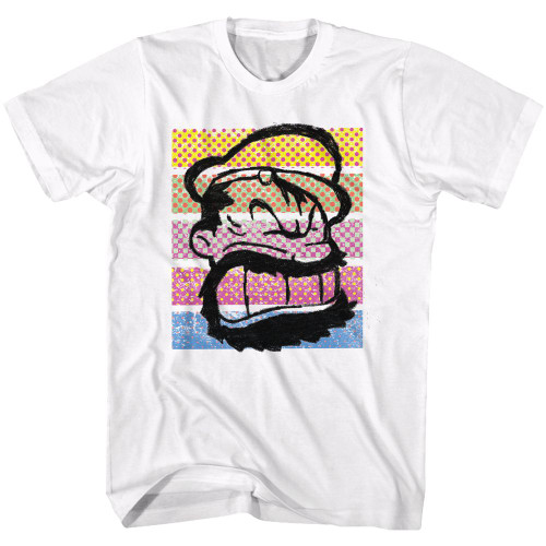 Popeye Brutus Colors T-Shirt - White