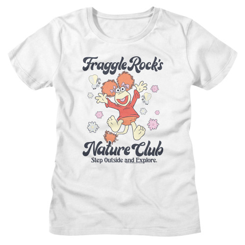 Fraggle Rock Nature Club Ladies T-Shirt - White