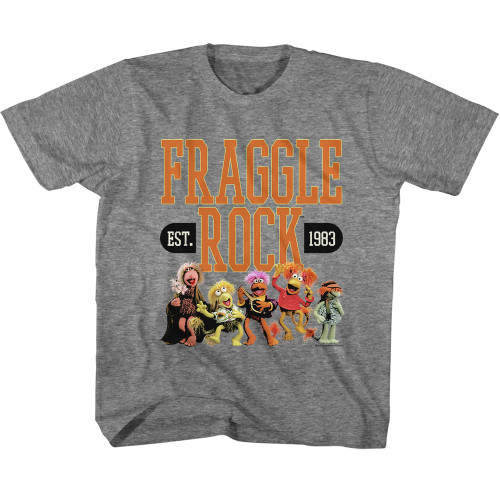 Fraggle Rock Athletic Youth T-Shirt - Gray