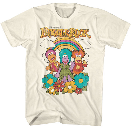 Fraggle Rock Rainbow T-Shirt - Natural