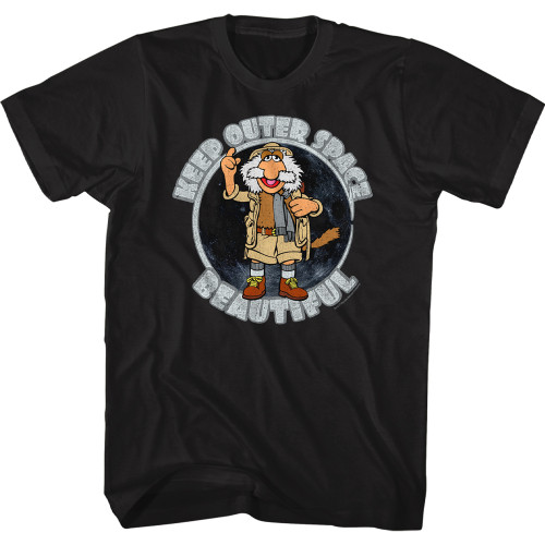 Fraggle Rock Outer Space T-Shirt - Black