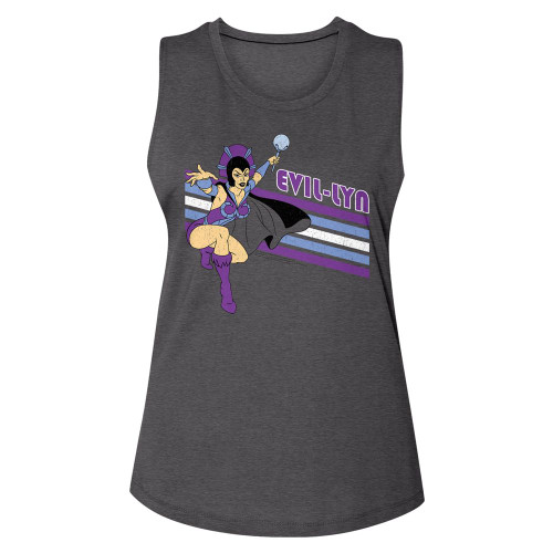 Masters of the Universe Evil-Lyn Ladies Muscle Tank - Black
