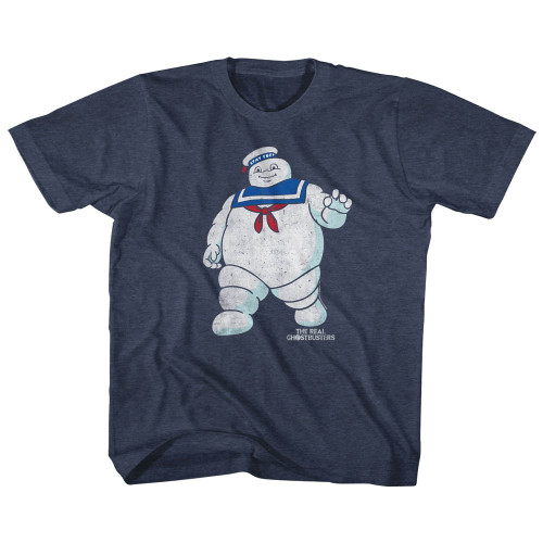 Ghostbusters Mr. Puft Youth T-Shirt - Navy