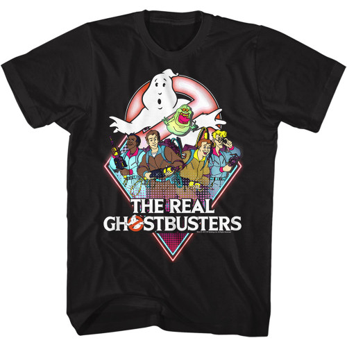 Ghostbusters Real GB T-Shirt - Black