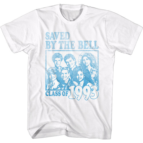 Saved By The Bell Faded Class Of 93 T-Shirt - White