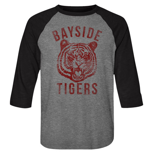 Saved By The Bell Bayside Raglan Shirt - Black / Graphite