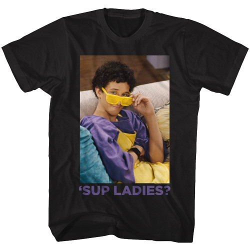 Saved By The Bell Sup Ladies? T-Shirt - Black