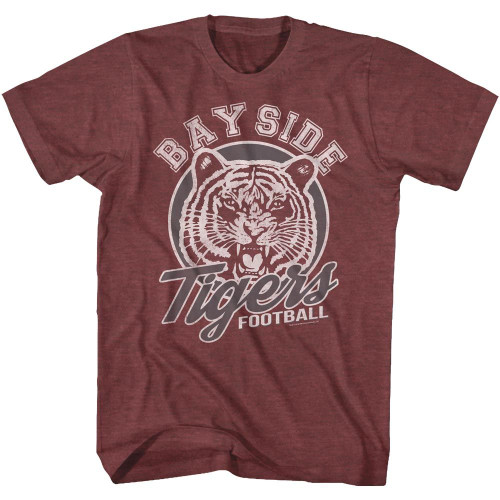 Saved By The Bell Tigers Football T-Shirt - Maroon