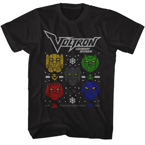 Voltron Sweatshirt T-Shirt - Black