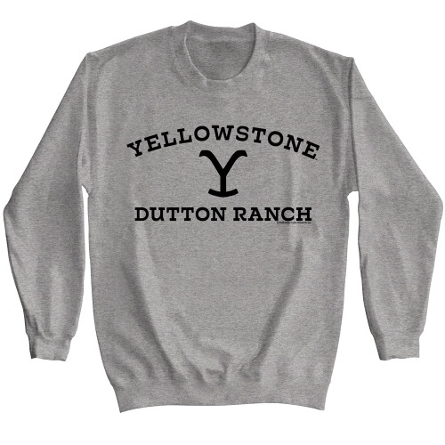 Yellowstone Dark Logo Sweatshirt - Gray