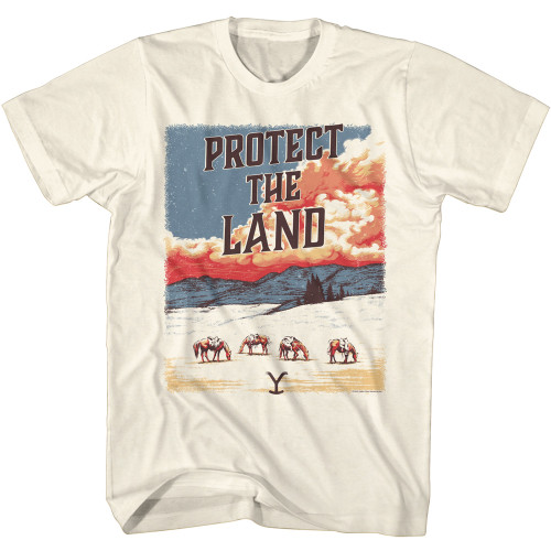 Yellowstone Protect The Land T-Shirt - Natural