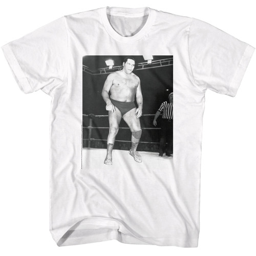 Andre the Giant Black And White T-Shirt - White