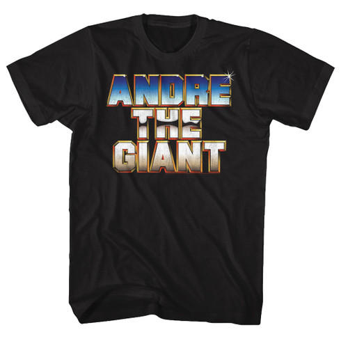 Andre the Giant Chrome T-Shirt - Black