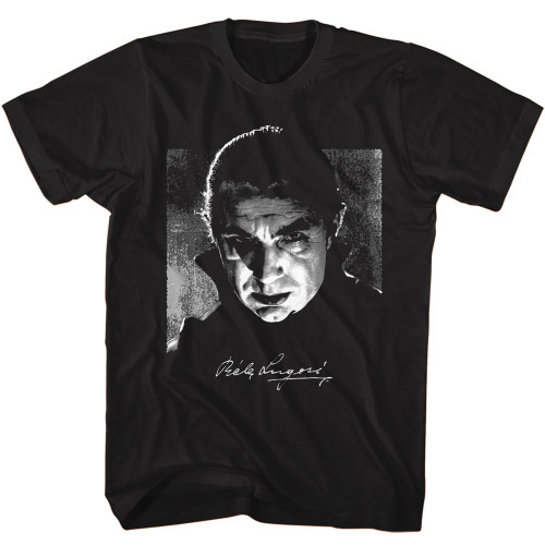 Bela Lugosi BW Photo & Signature T-Shirt - Black