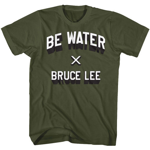 Bruce Lee X Be Water T-Shirt - Military Green