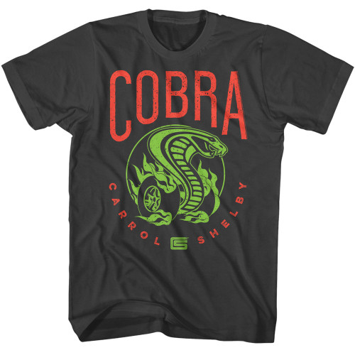 Shelby Cobra Bright Colors T-Shirt - Smoke