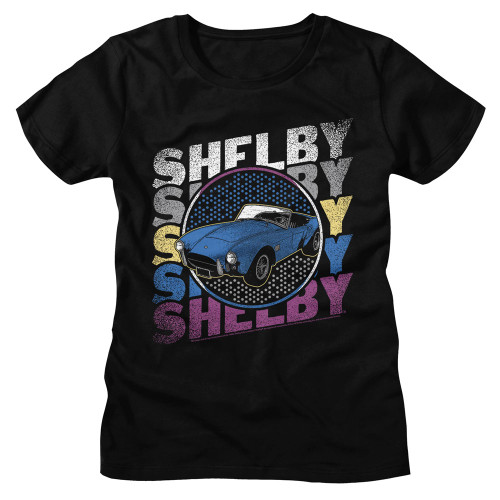 Shelby 5x Logo Ladies T-Shirt - Black