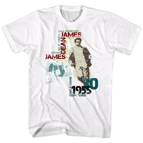 James Dean Typography T-Shirt - White