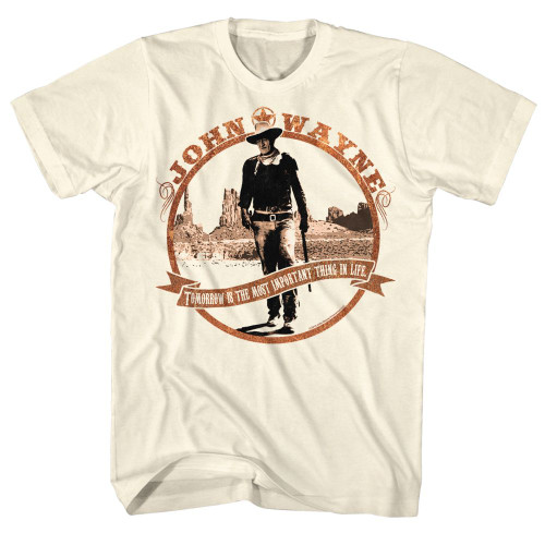 John Wayne Tomorrow Is T-Shirt - Natural