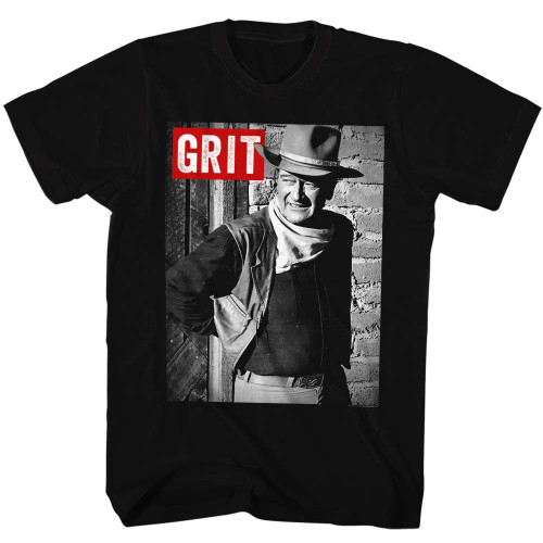 John Wayne Grit T-Shirt - Black