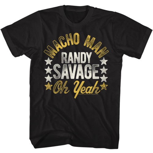 WWE Randy Savage Macho Man Roots Of Macho T-Shirt - Black