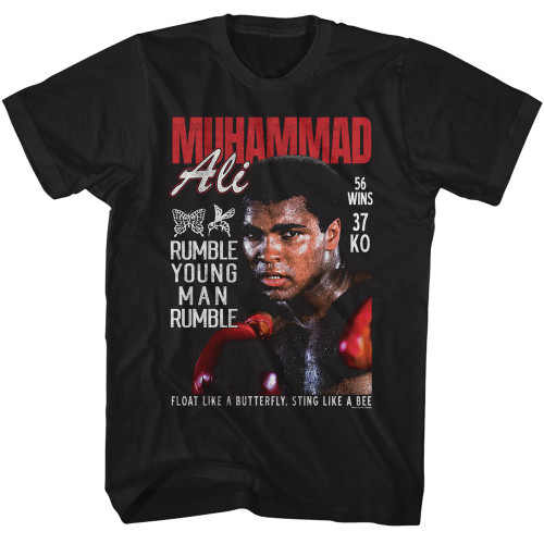 Muhammad Ali Sweat Photograph T-Shirt - Black