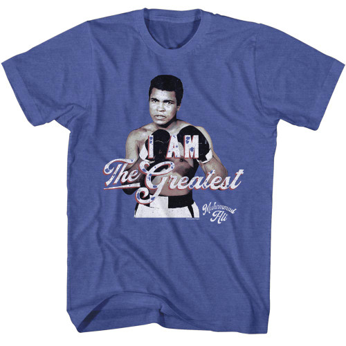 Muhammad Ali Greatest Quote T-Shirt - Royal