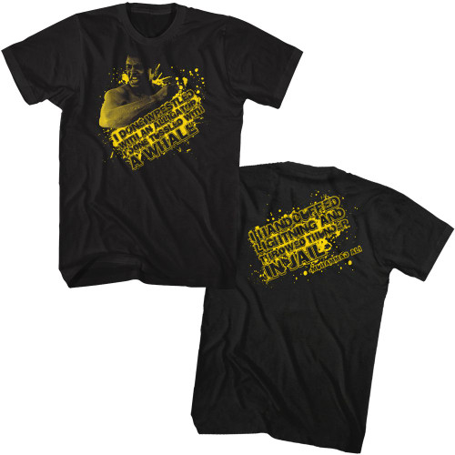 Muhammad Ali Handcuff Lightning T-Shirt - Black