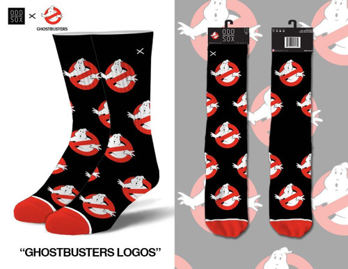 Ghostbusters Logos Socks - Black/ Red
